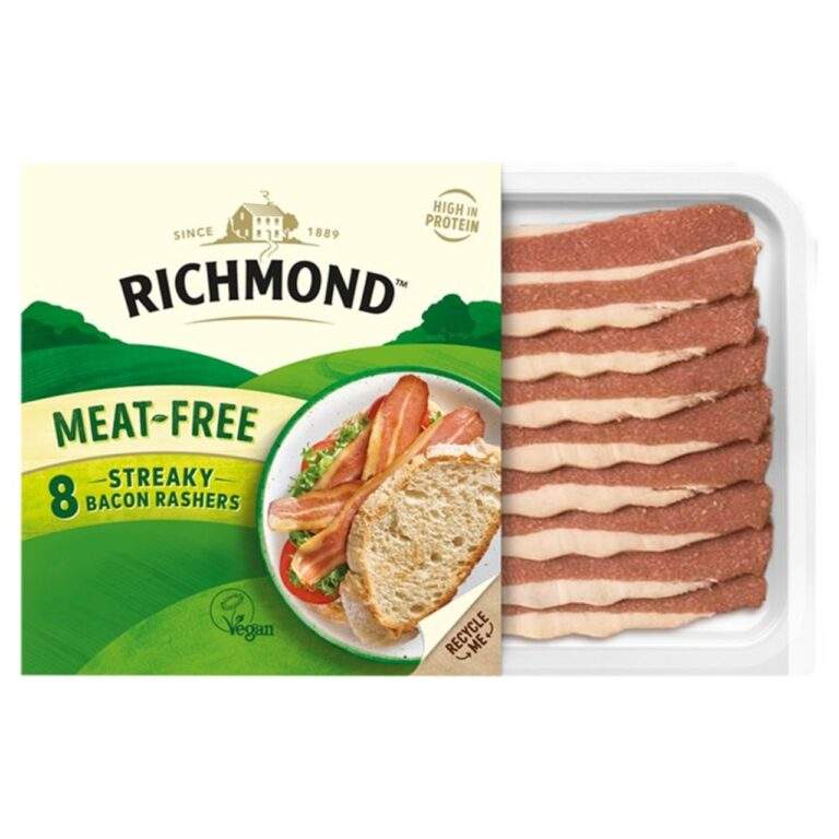 Richmond meat-free streaky bacon rashers