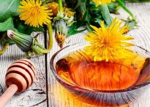 Dandelions and honey